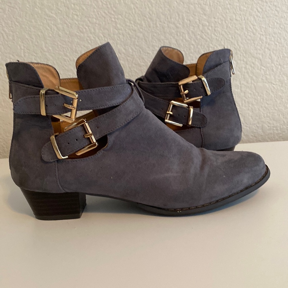 Great suede booties